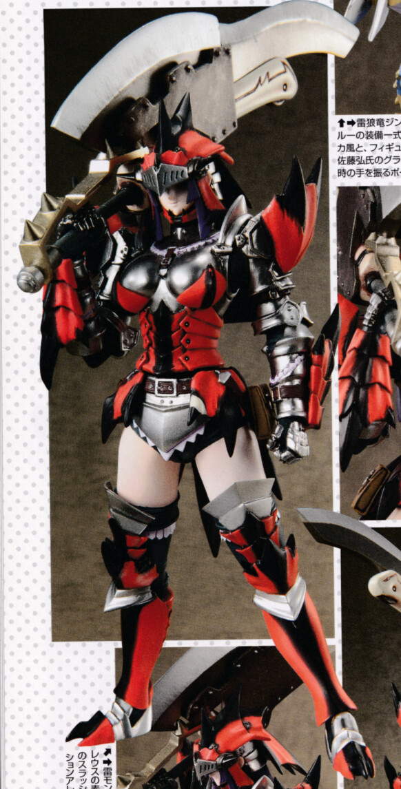 Hunter (Rathalos Armor (Female Blademaster)), Monster Hunter Portable 3rd, Over Dard, Garage Kit, 1/12